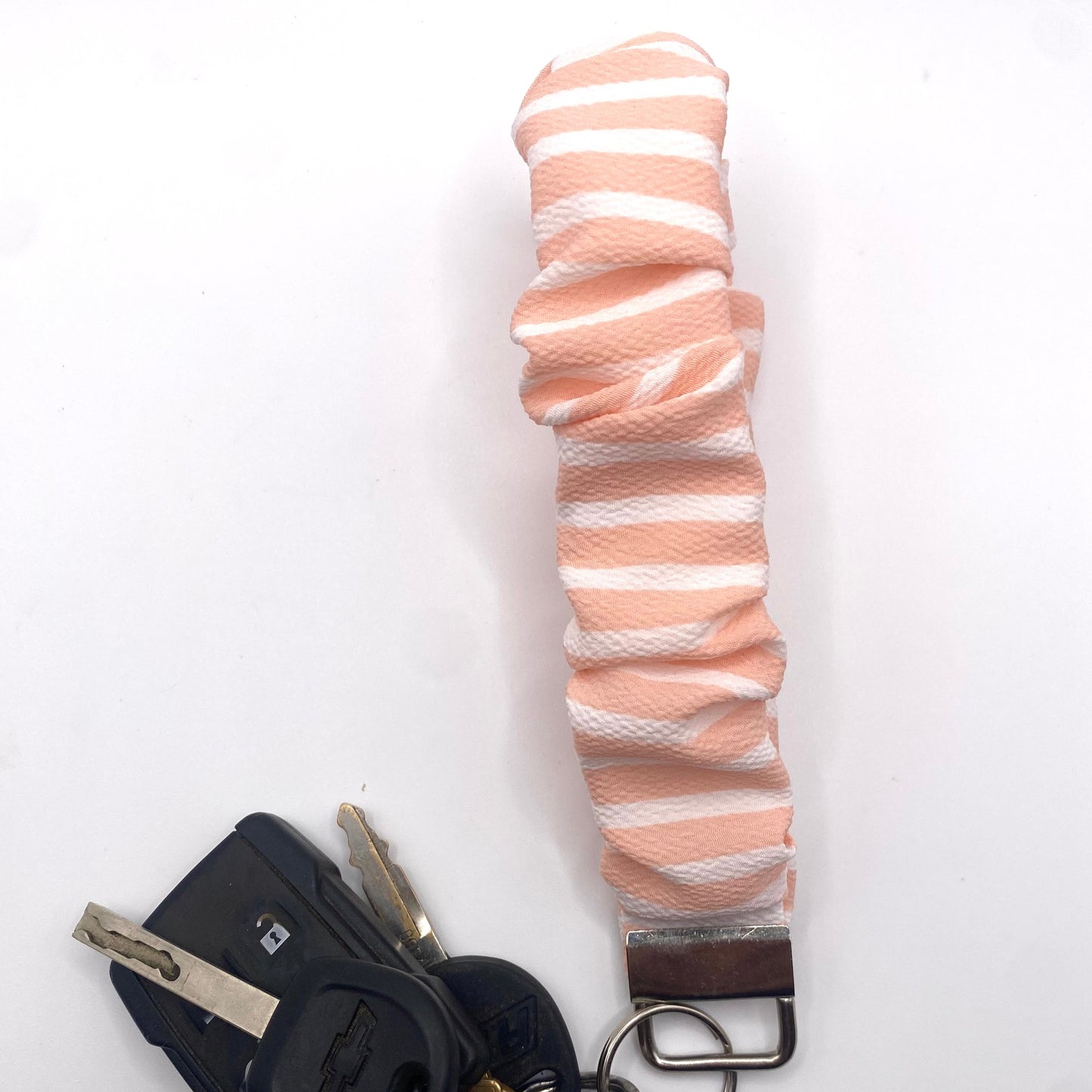 Pink Scrunch Wristlet