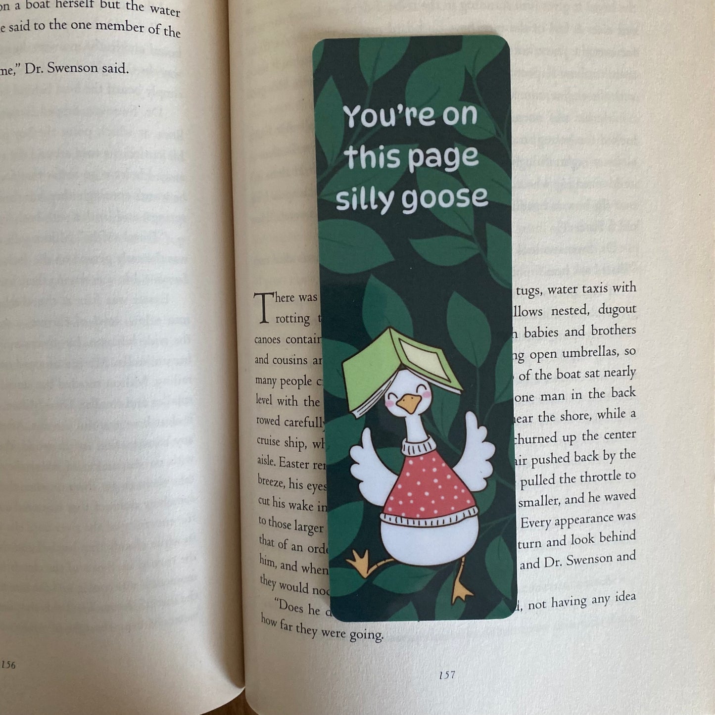 This Page Silly Goose Bookmark