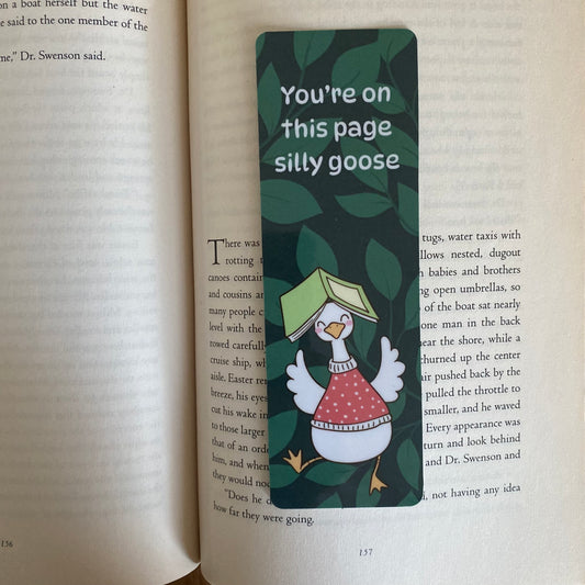 This Page Silly Goose Bookmark