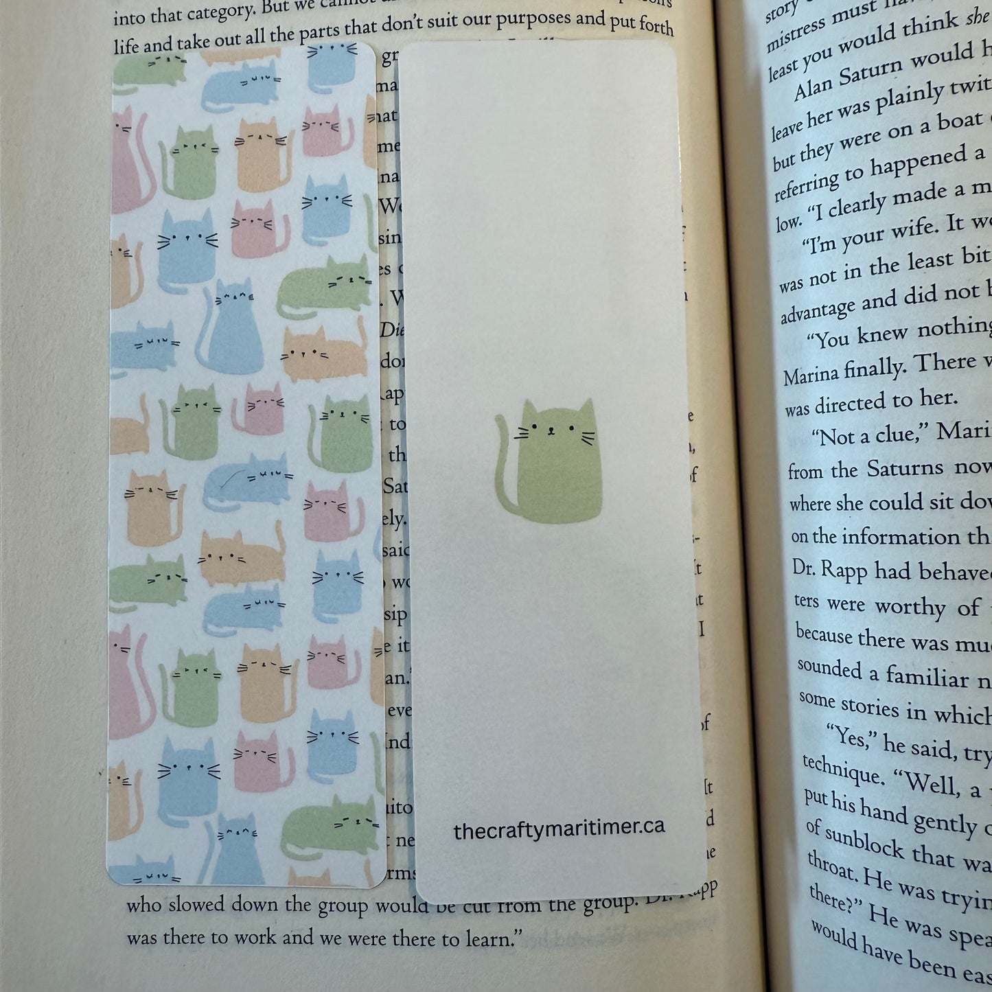 Colourful cats Bookmark
