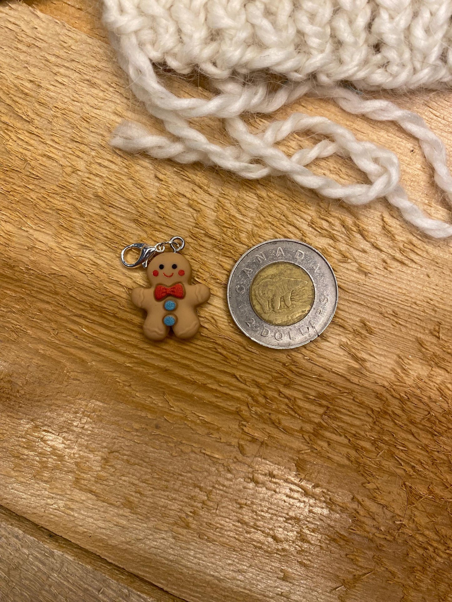 Gingerbread Man Stitch Marker