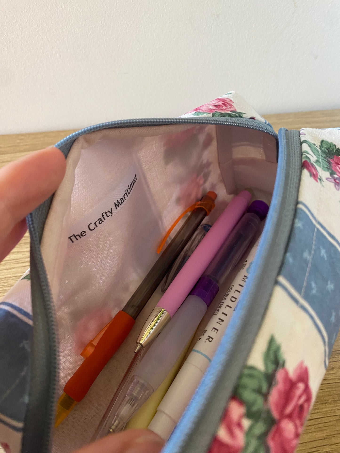 Vintage Floral Pencil Case