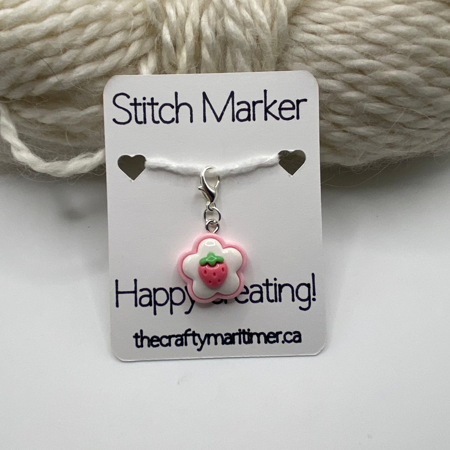 Strawberry Stitch Marker