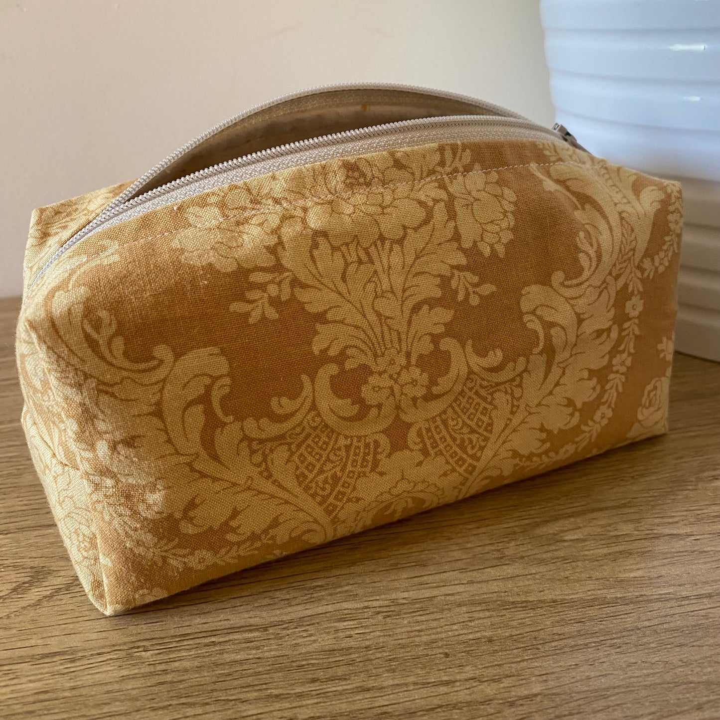 Vintage Yellow Pencil Case