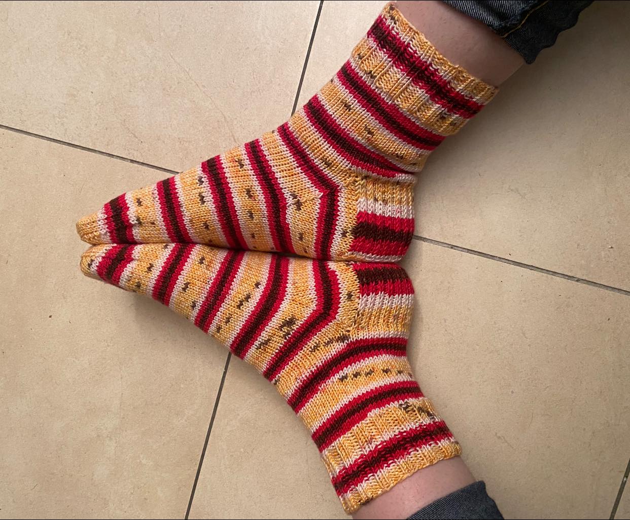 Adult Sock Knitting Pattern – Cuff Down | Small- X-Large