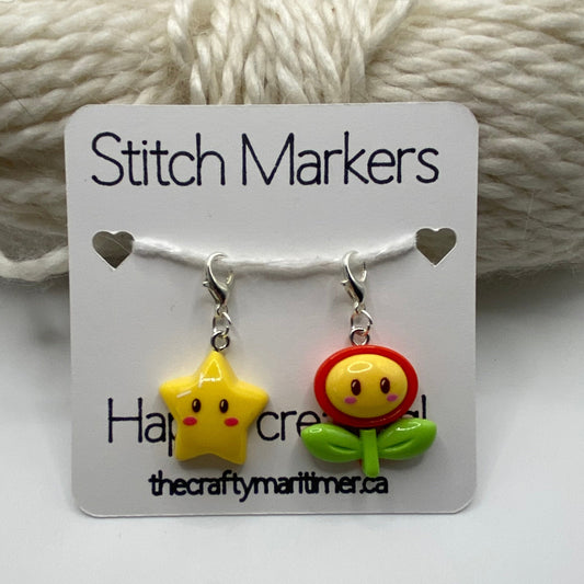 Video Game Stitch Marker set of 2