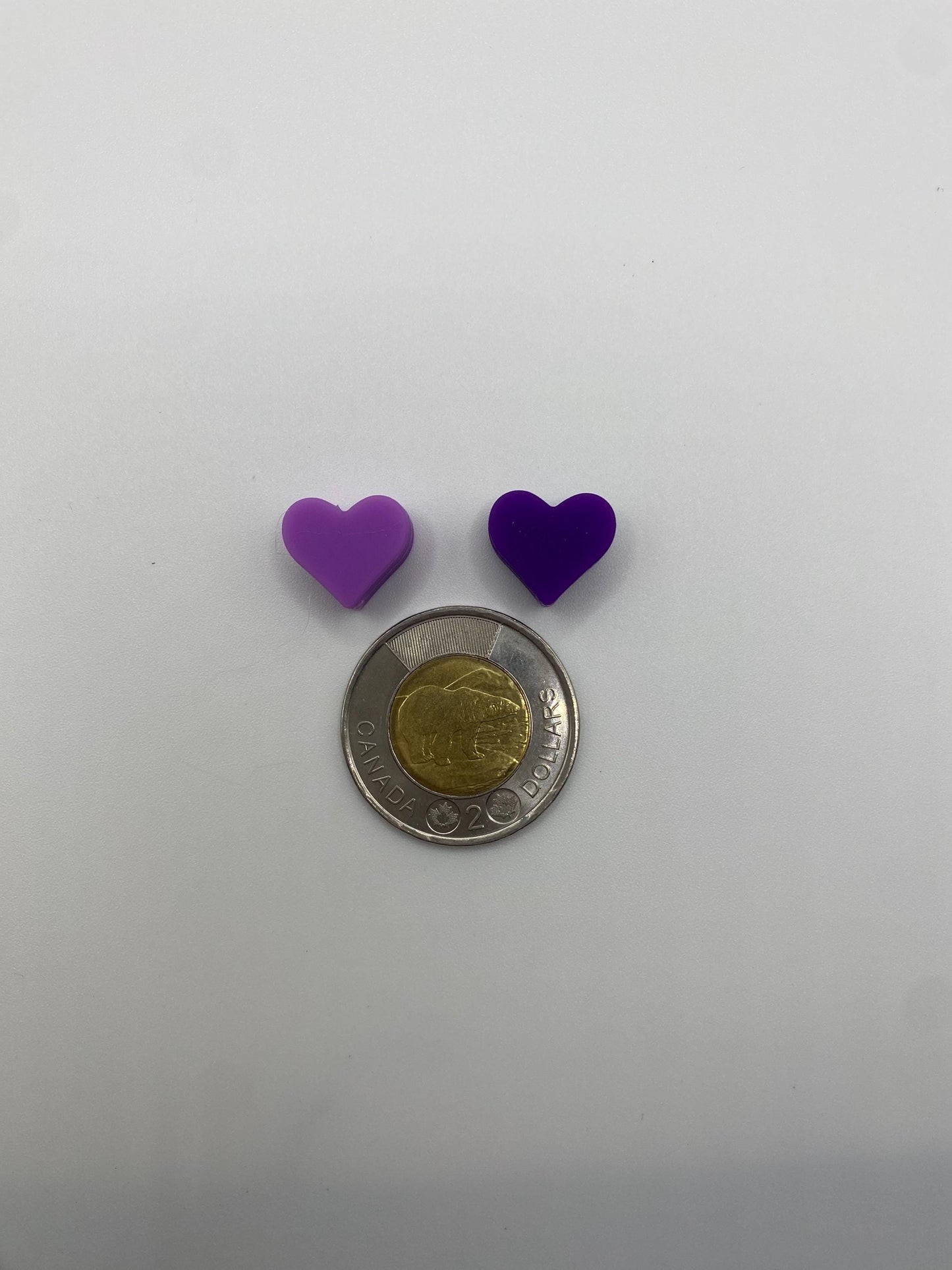 White Heart Needle Protectors set of 2