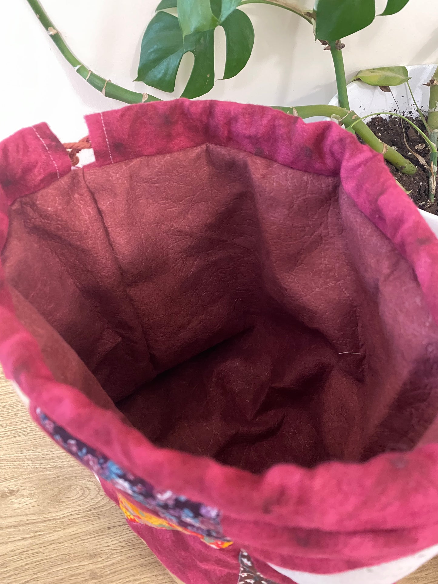 The Red Patchwork Maker's Bag