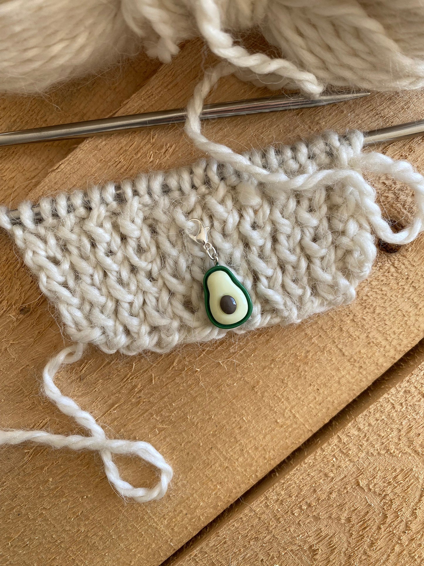 Avocado Stitch Marker set of 3