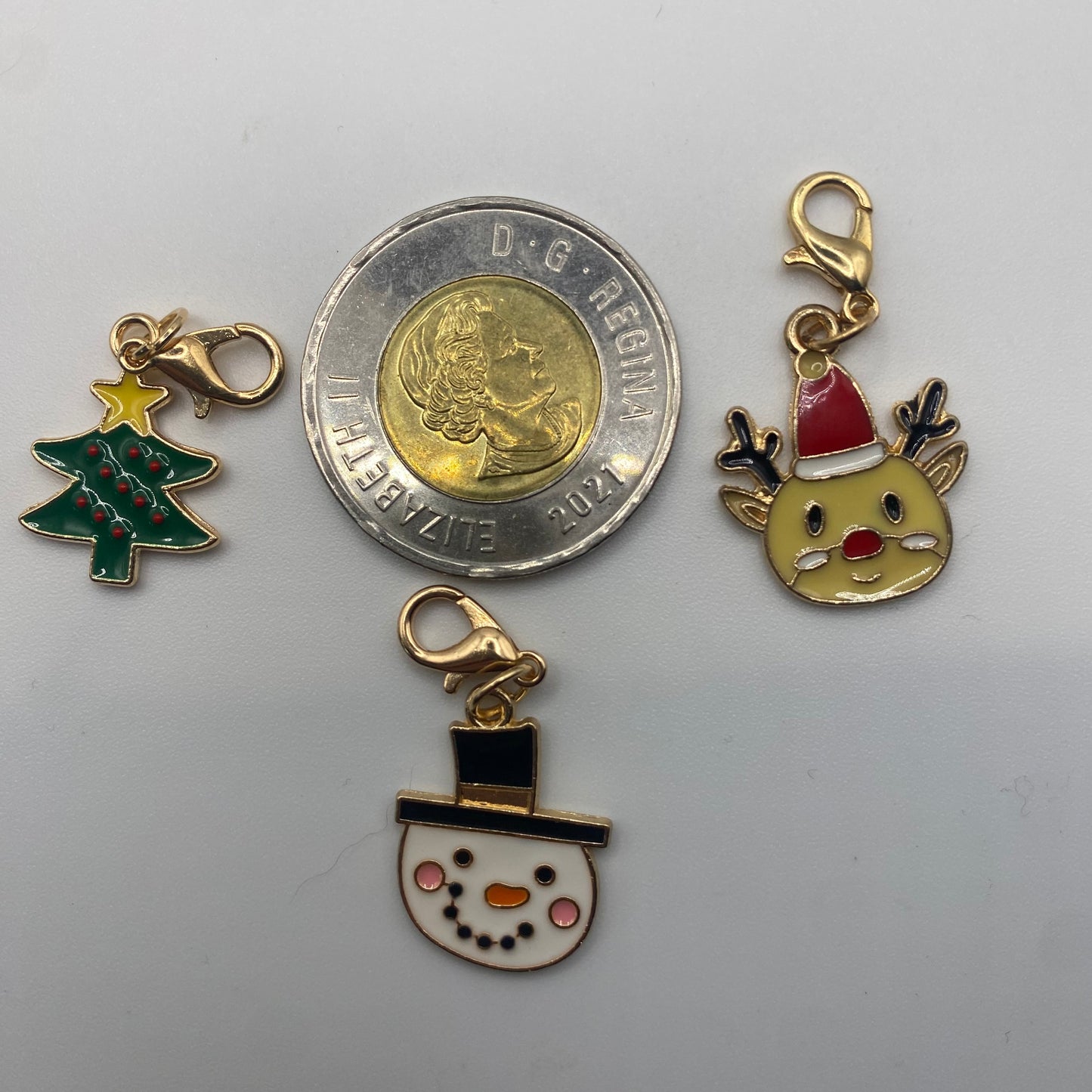 Christmas Stitch Markers set of 3