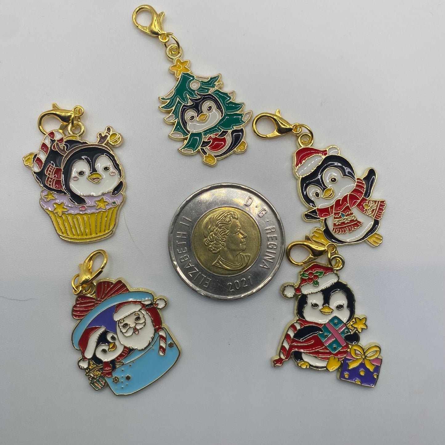 Penguin Stitch Markers set of 5