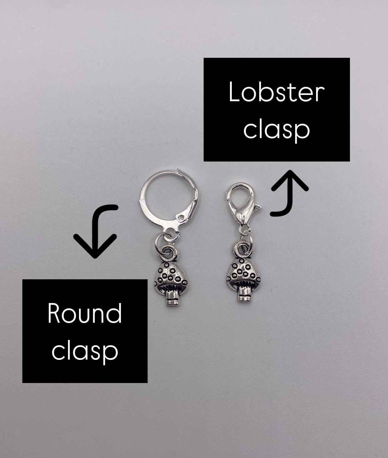 Dinosaur Stitch Markers/Progress Keepers Set of 3