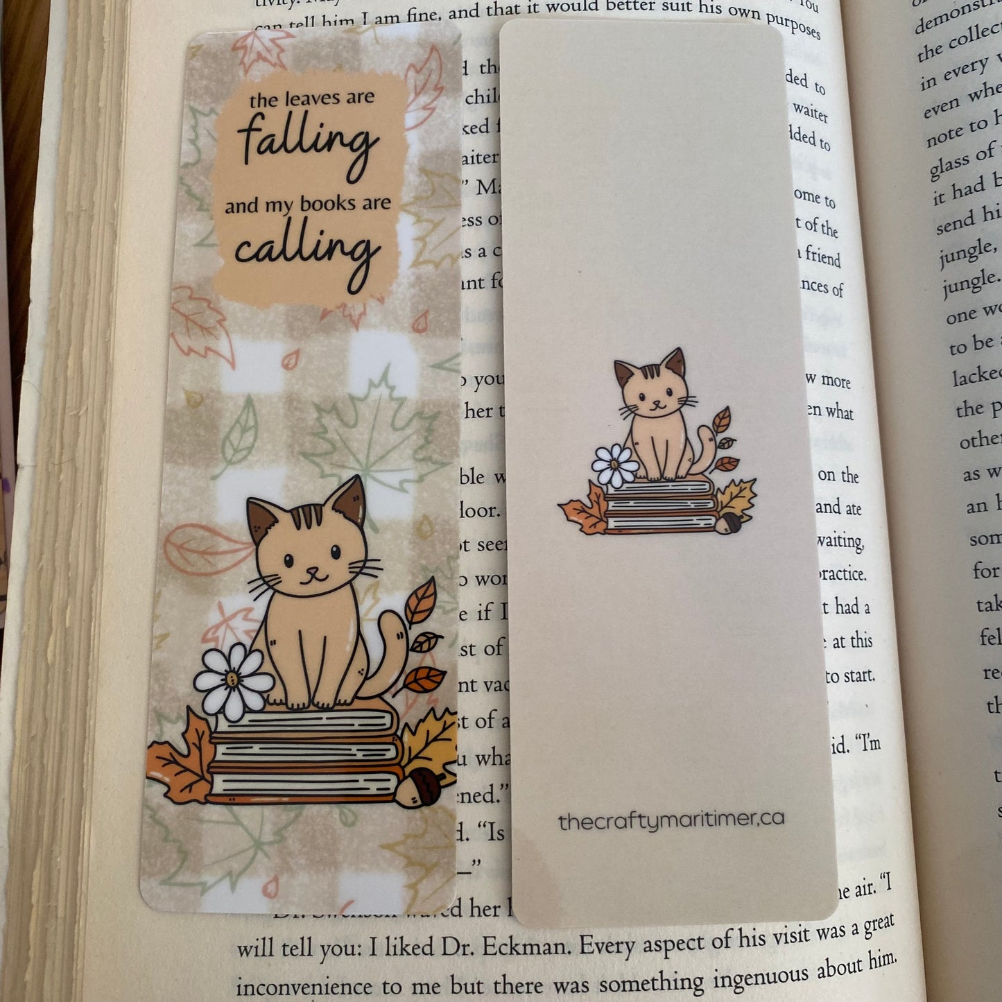Leaves are Falling Bookmark