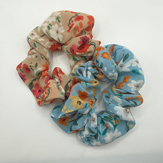 Wild Floral Scrunchies