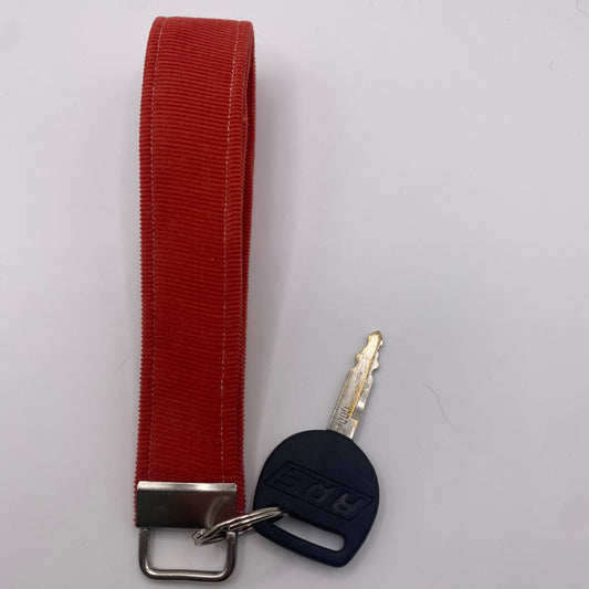 Burnt Orange Corduroy Wristlet