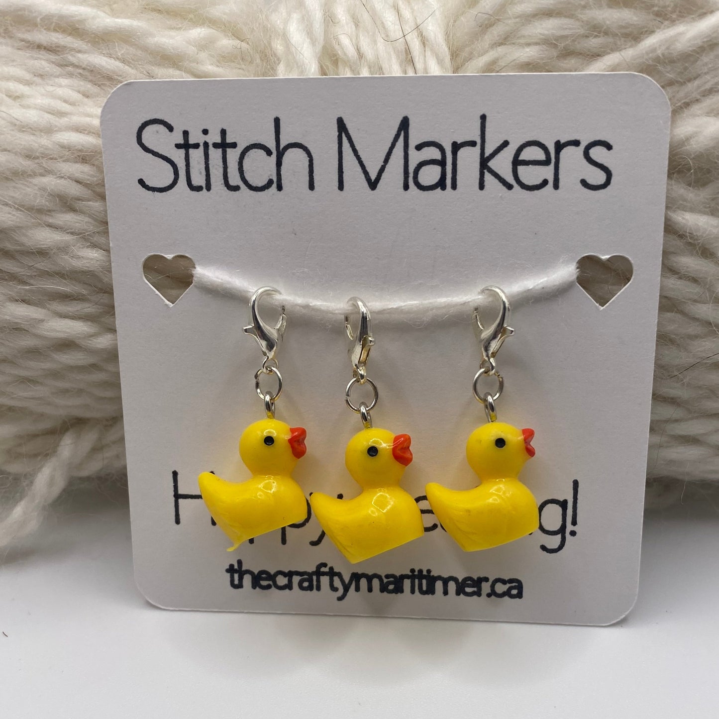 Duck Stitch Marker set of 3
