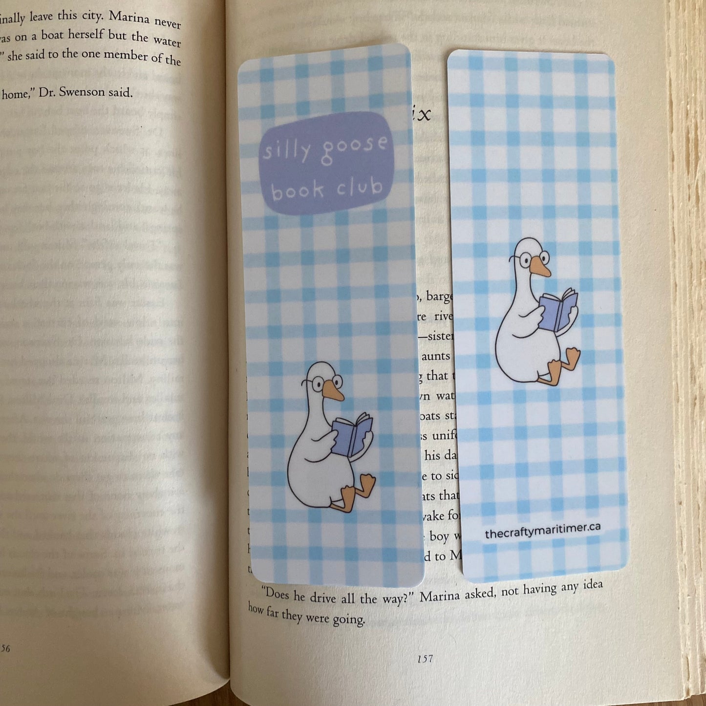 Silly Goose Book Club Bookmark