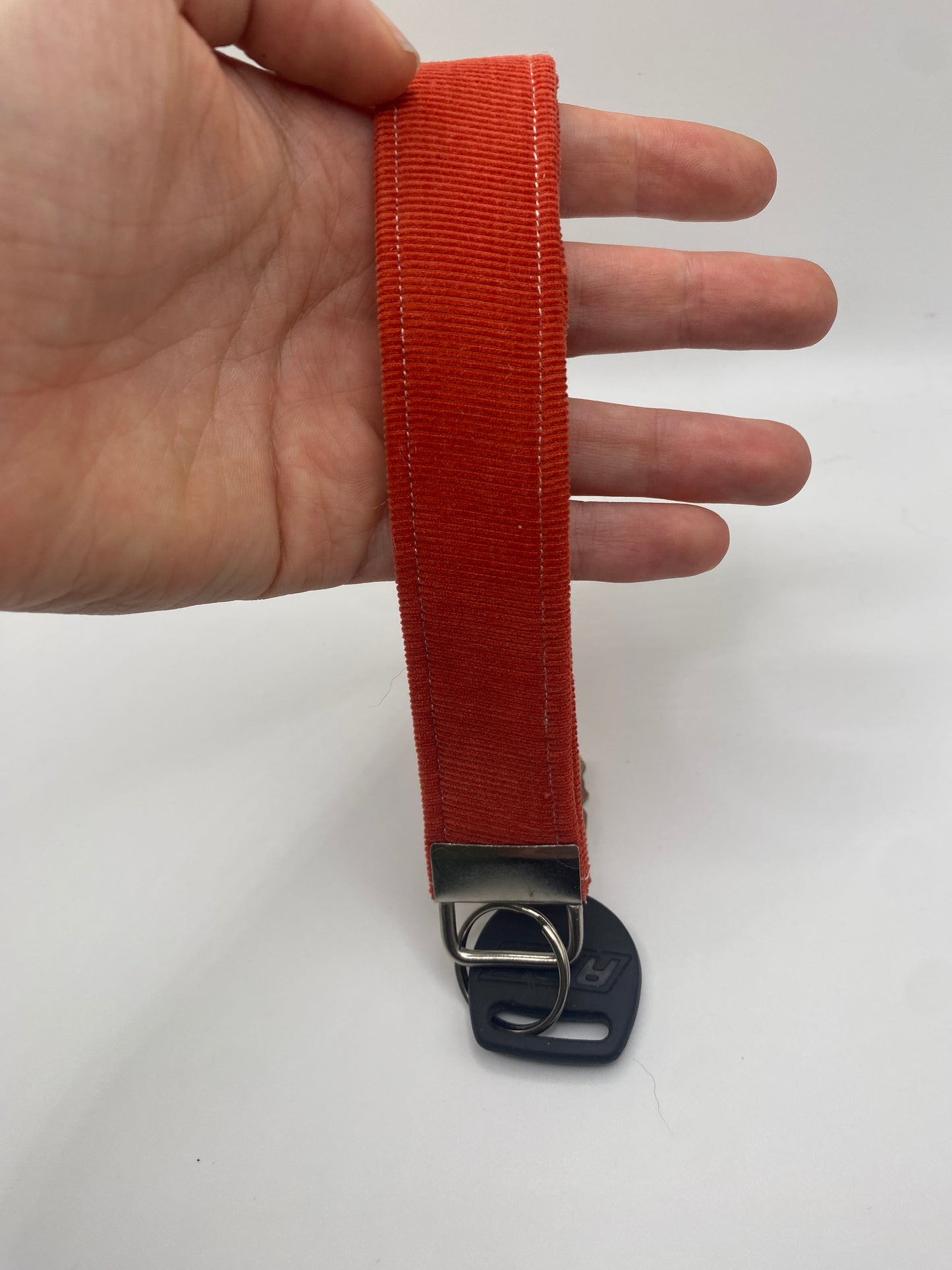 Burnt Orange Corduroy Wristlet