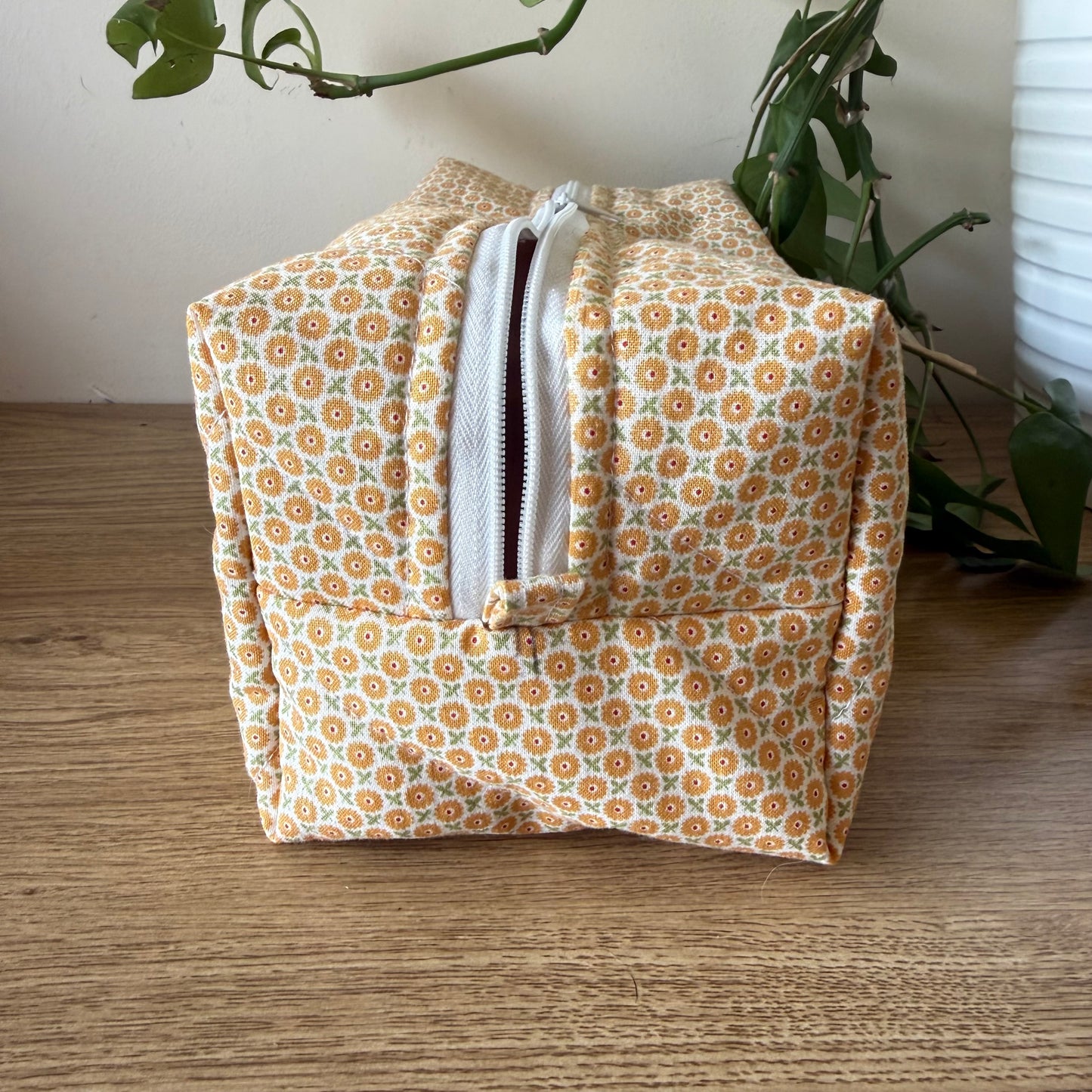 Quilted Yellow Floral Bag