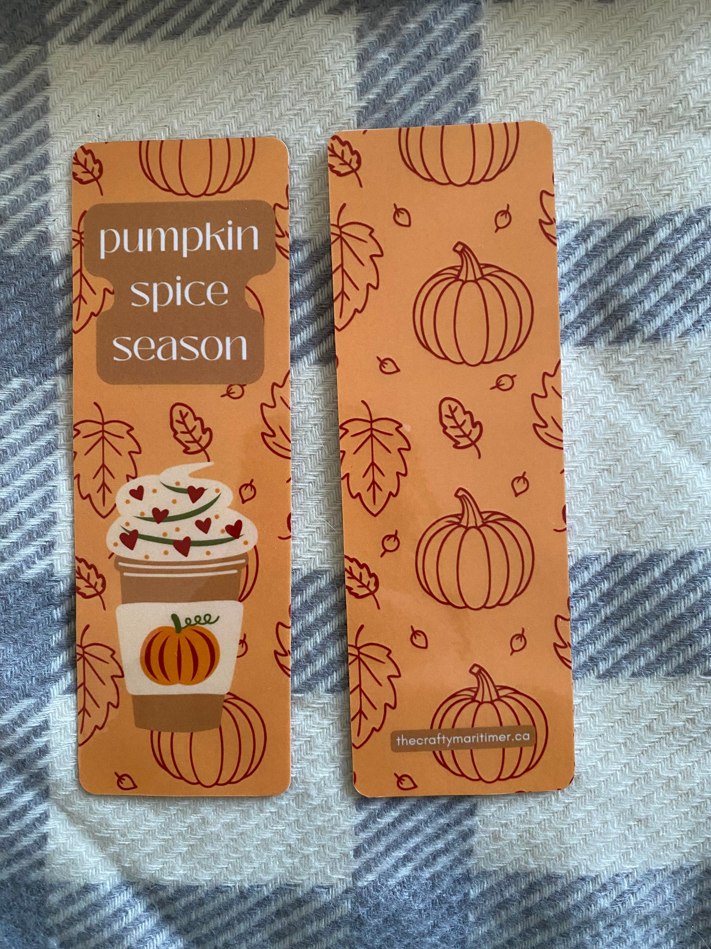 Pumpkin Spice Bookmark