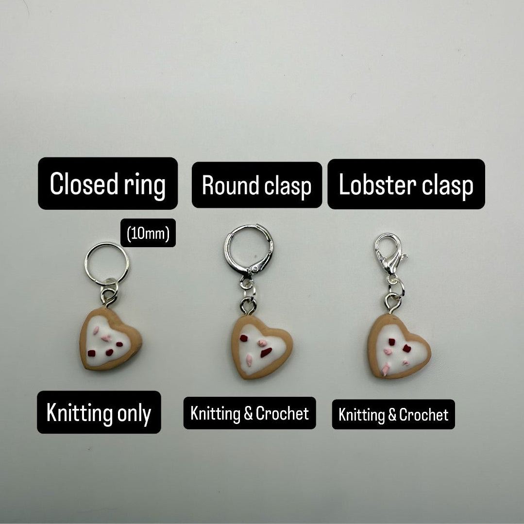 Cherry Stitch Markers/Progress Keepers Set of 3