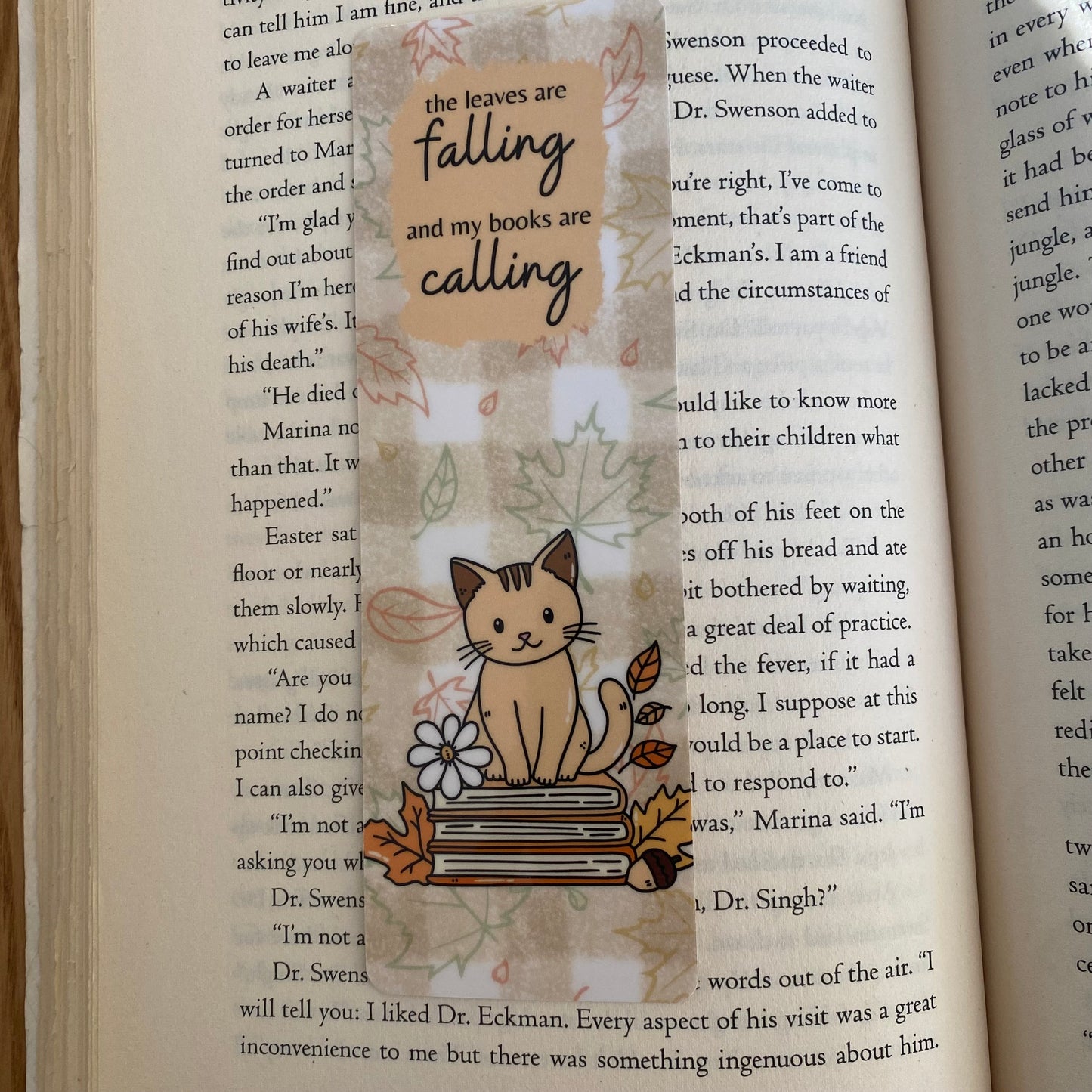 Leaves are Falling Bookmark