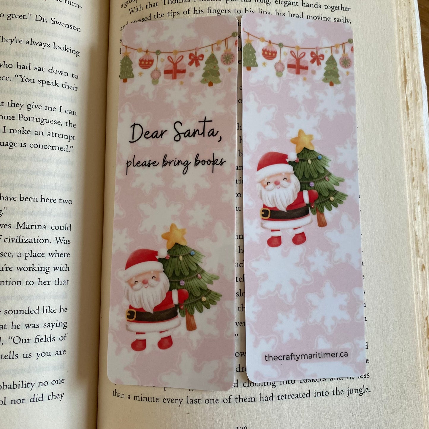 Santa Bookmark