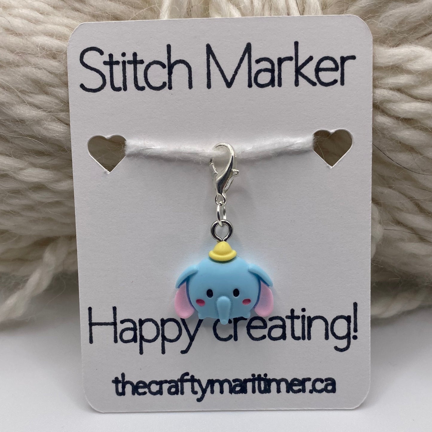 Elephant Stitch Marker
