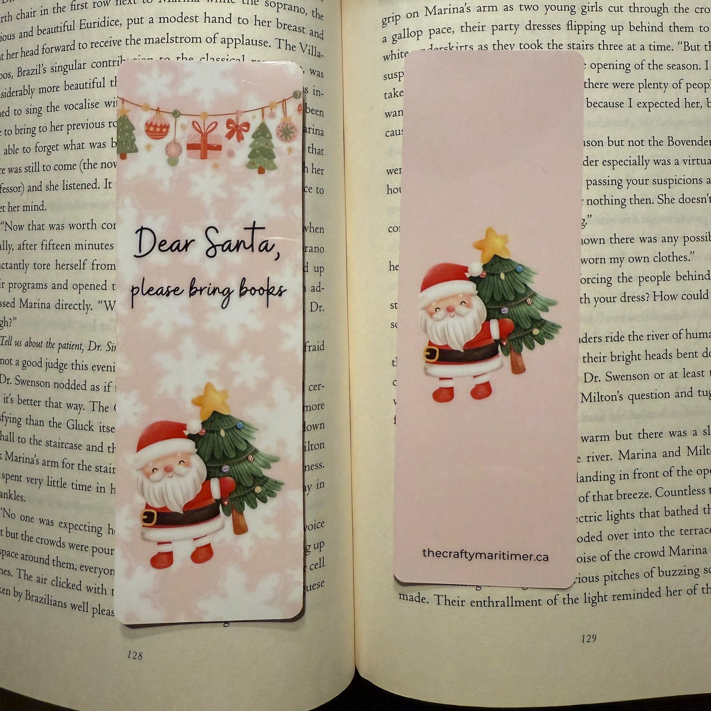Santa Bookmark