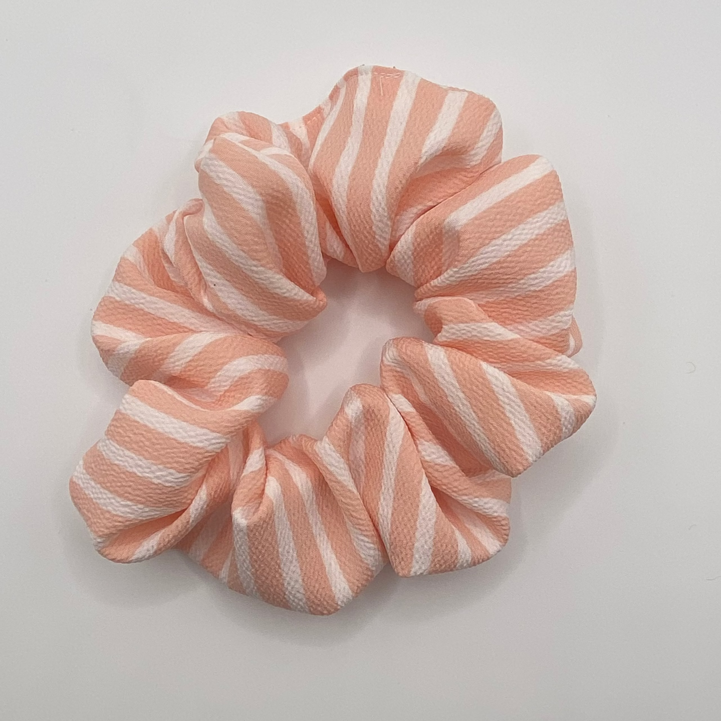 Pink Stripe Scrunchie