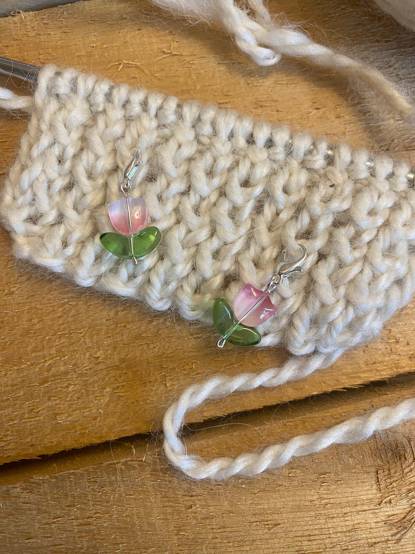 Tulip Stitch Markers set of 3