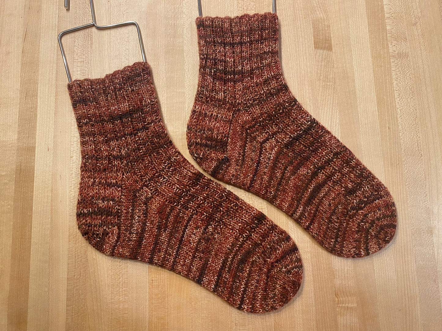 Adult Ribbed Sock Knitting Pattern – Cuff Down | Small- X-Large