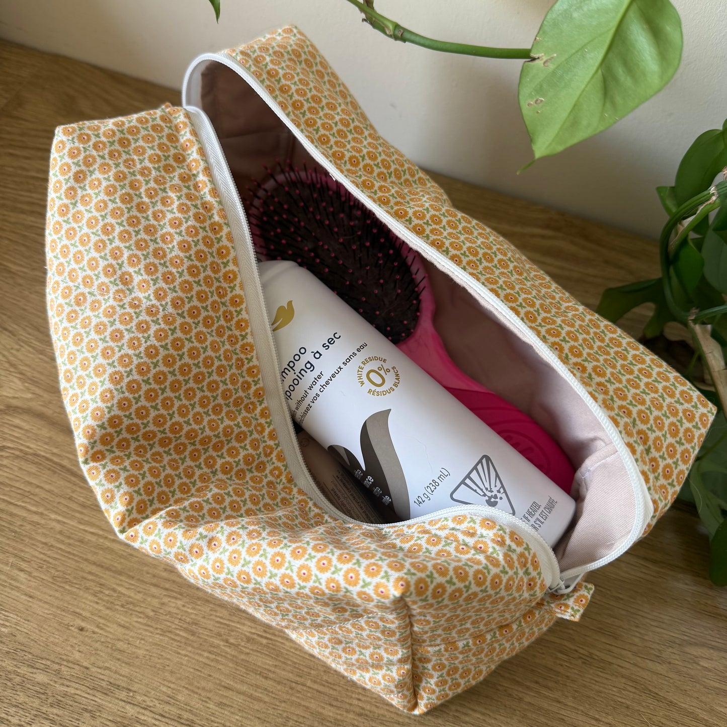 Quilted Yellow Floral Bag