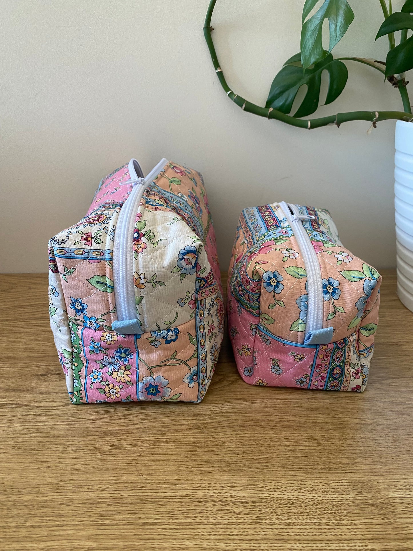 Quilted Patchwork Toiletry Bag