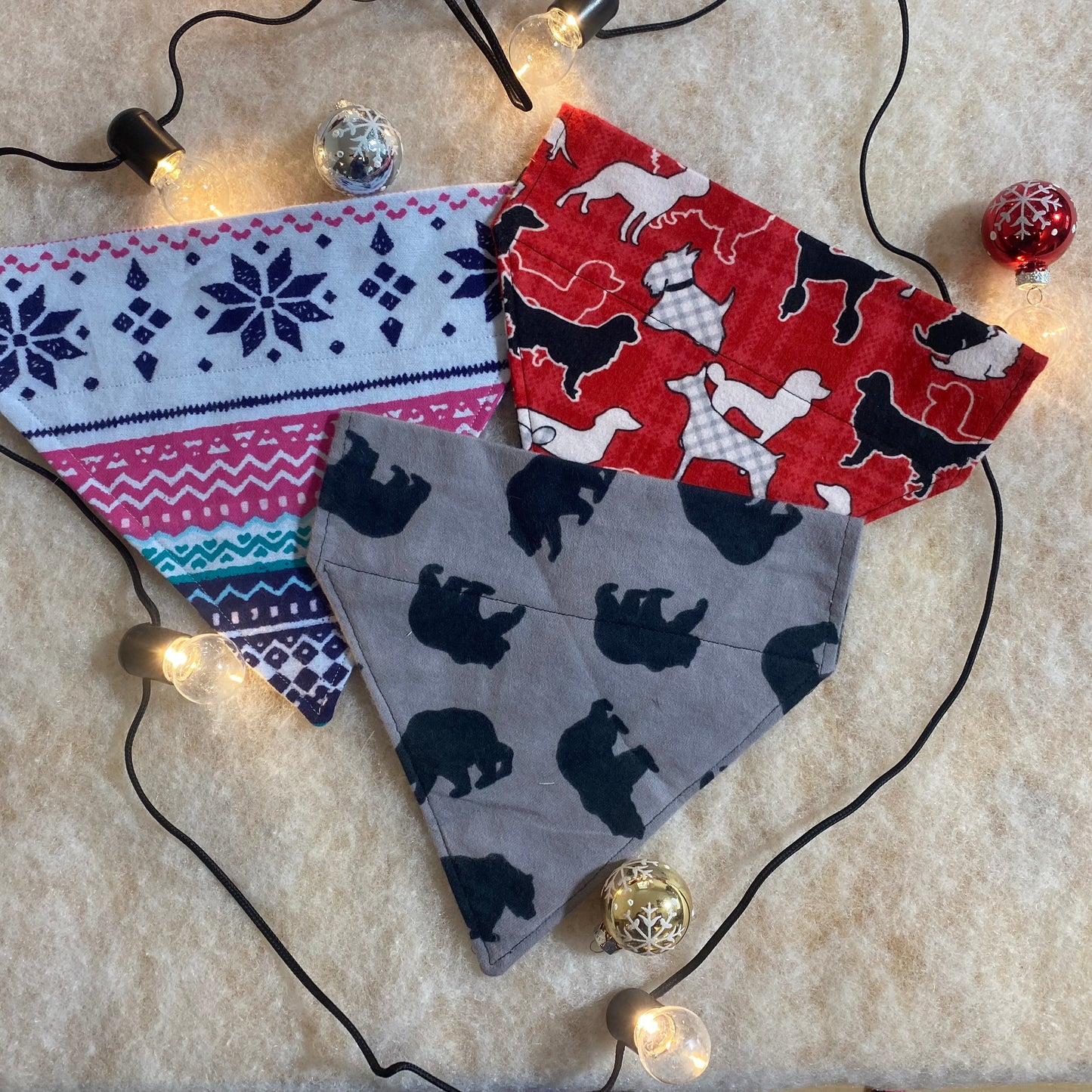 Flannel Holiday Pet Bandana