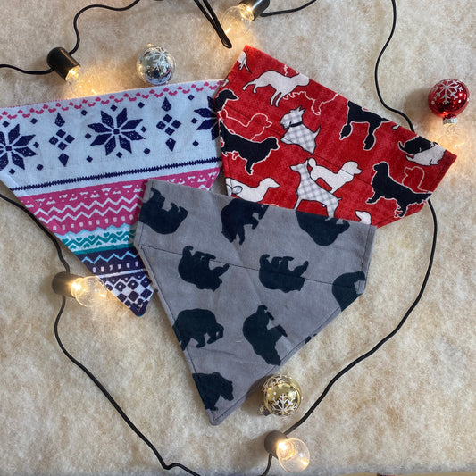 Flannel Holiday Pet Bandana