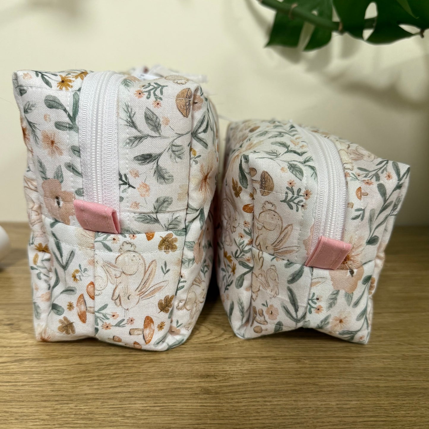 Quilted Spring Bunny Toiletry Bag