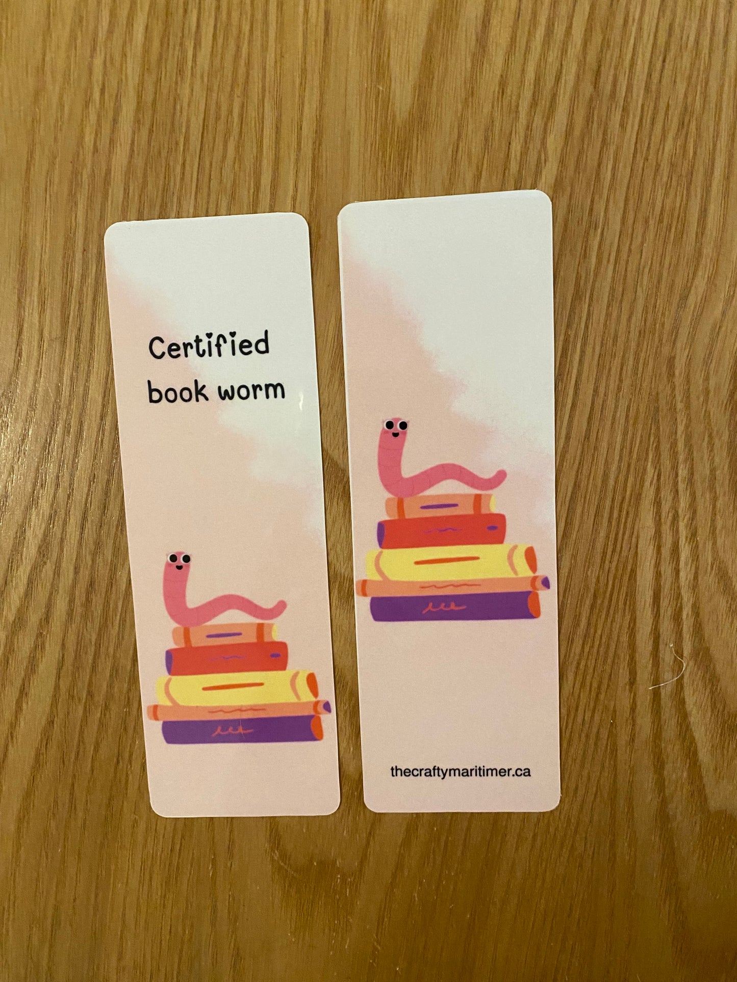 Book Worm Bookmark