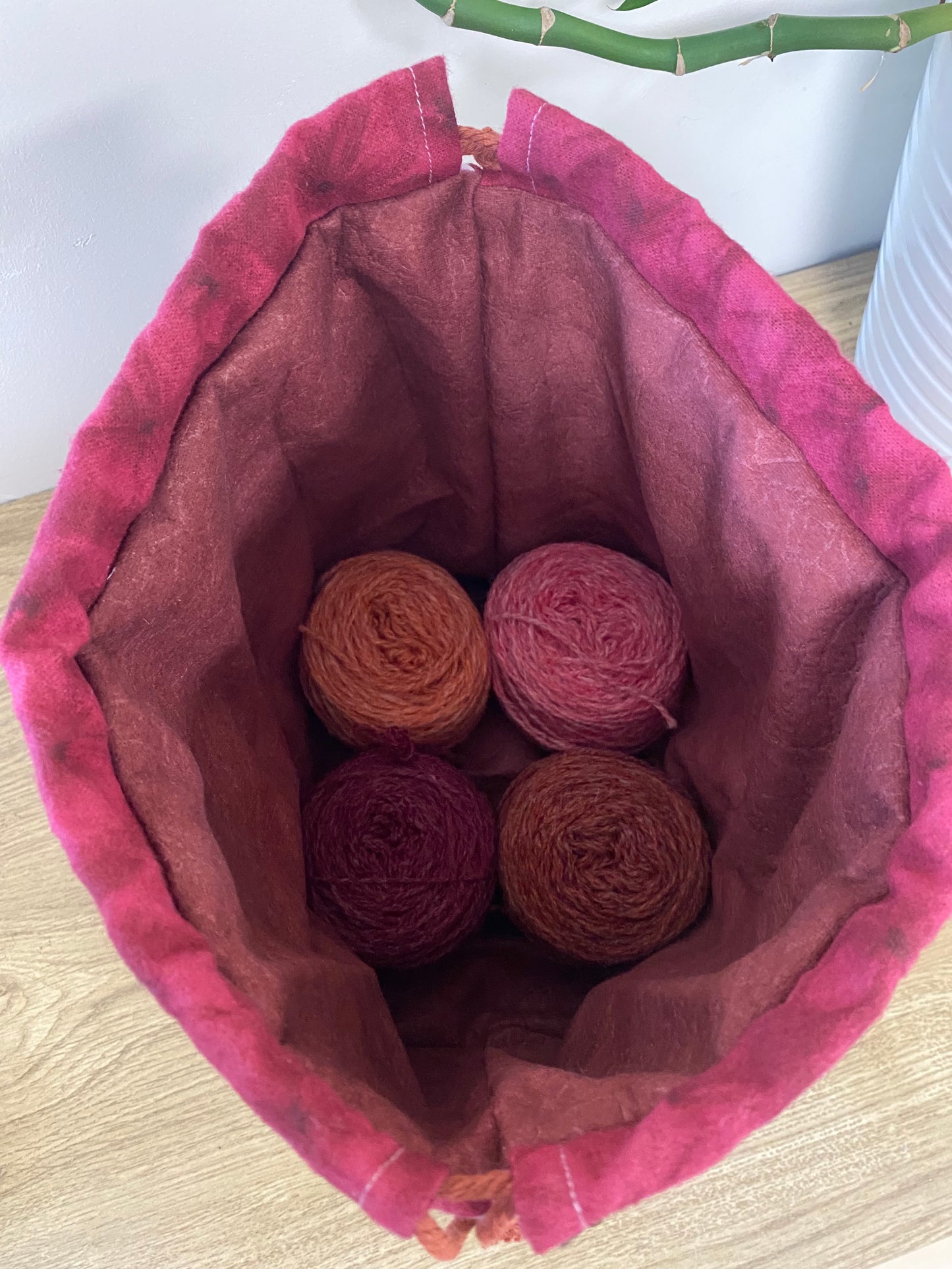 The Red Patchwork Maker's Bag