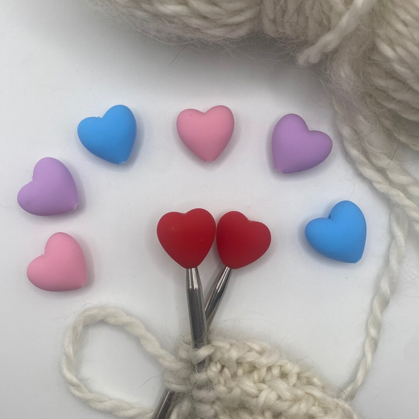 Heart Needle Protector set of 2