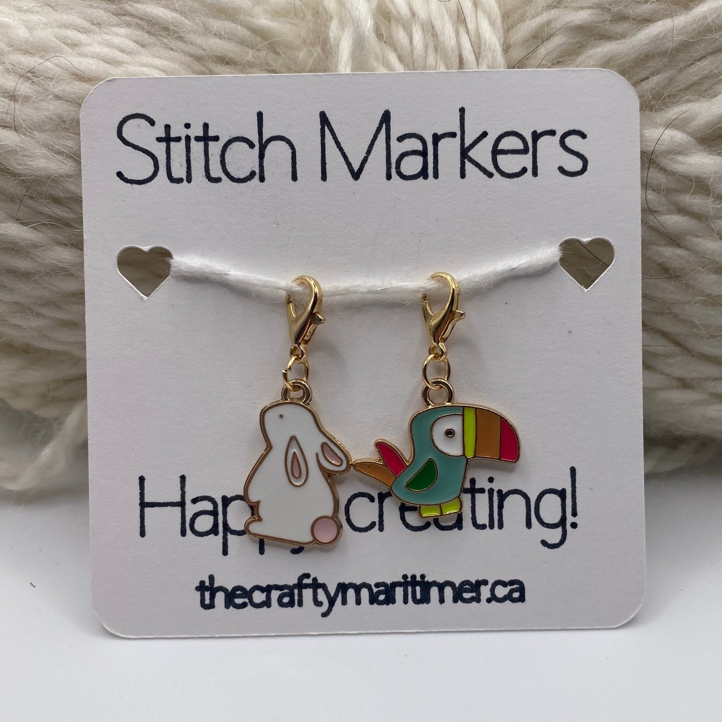 Animal Duo Stitch Marker set of 2