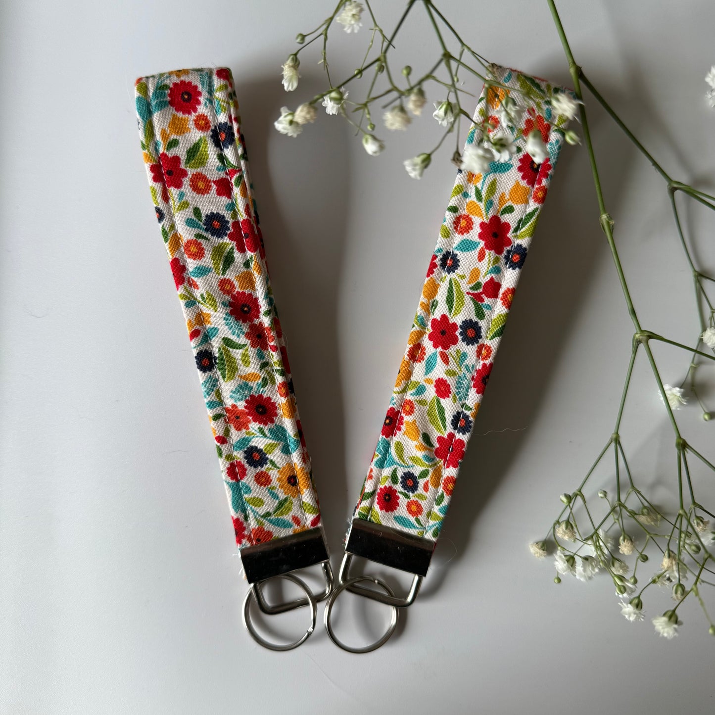 Fall Floral Wristlet