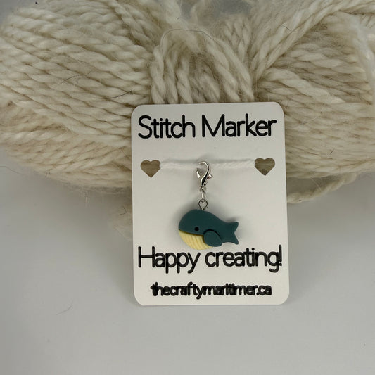 Whale Stitch Marker/Progress Keeper