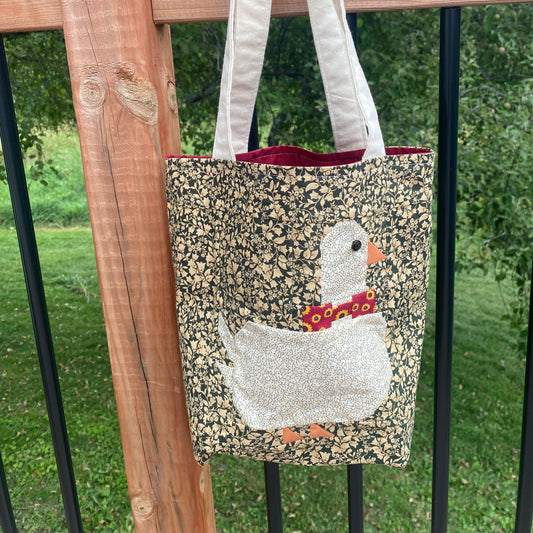 Lucy Goosey Tote Bag  *one of a kind*