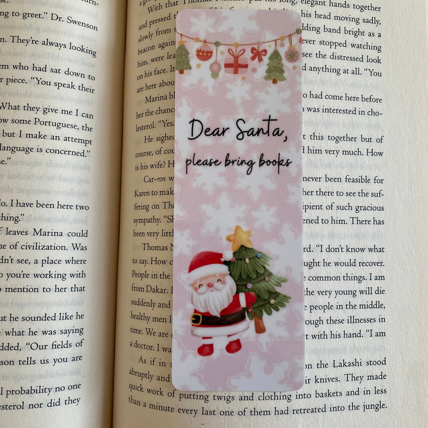 Santa Bookmark