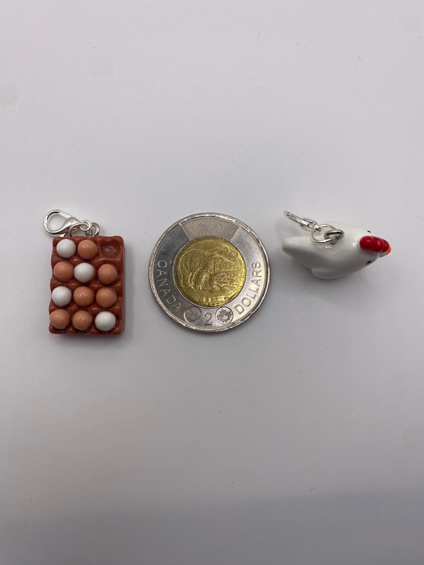 Chicken and Egg Stitch Marker set of 2