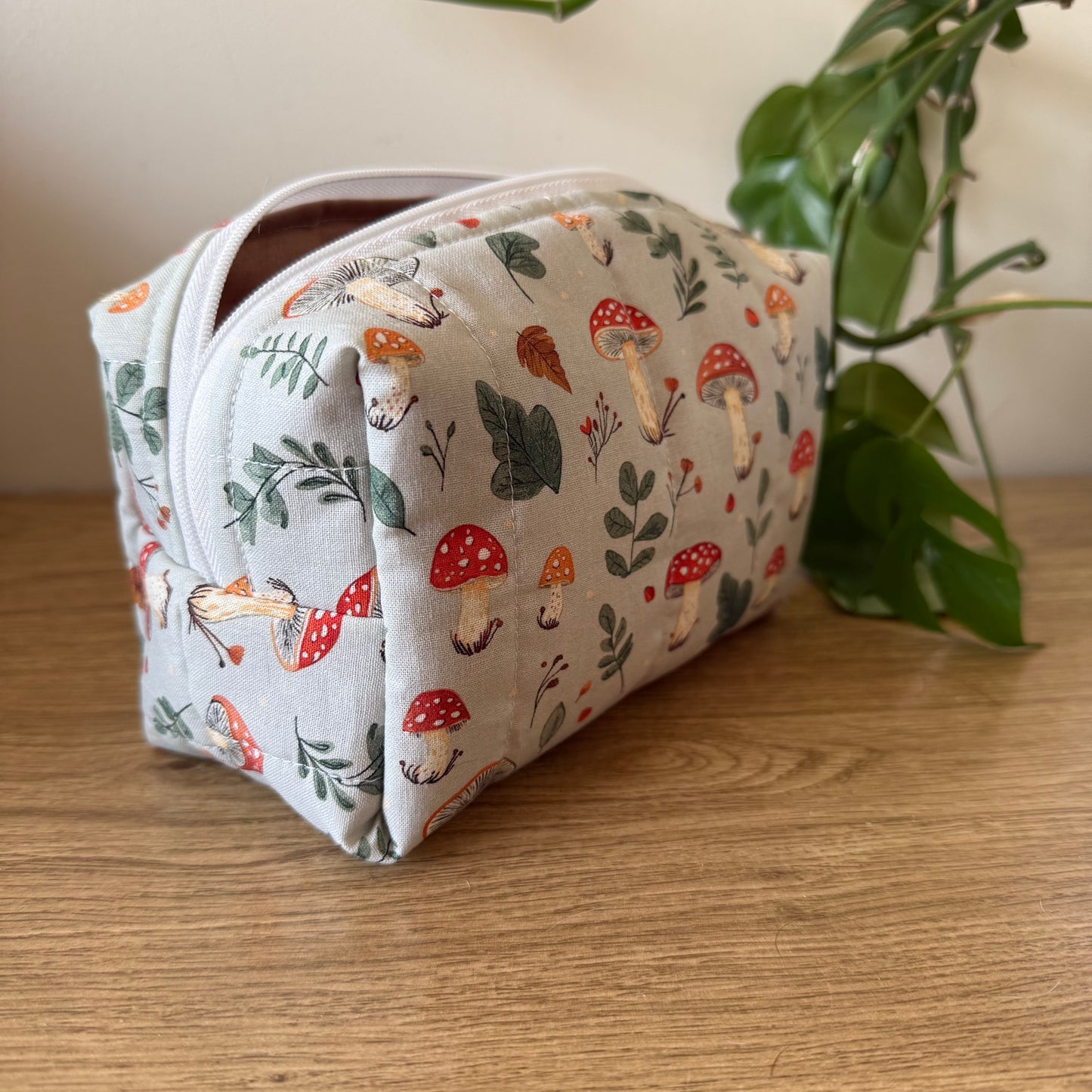 Leafy Mushroom Toiletry Bag