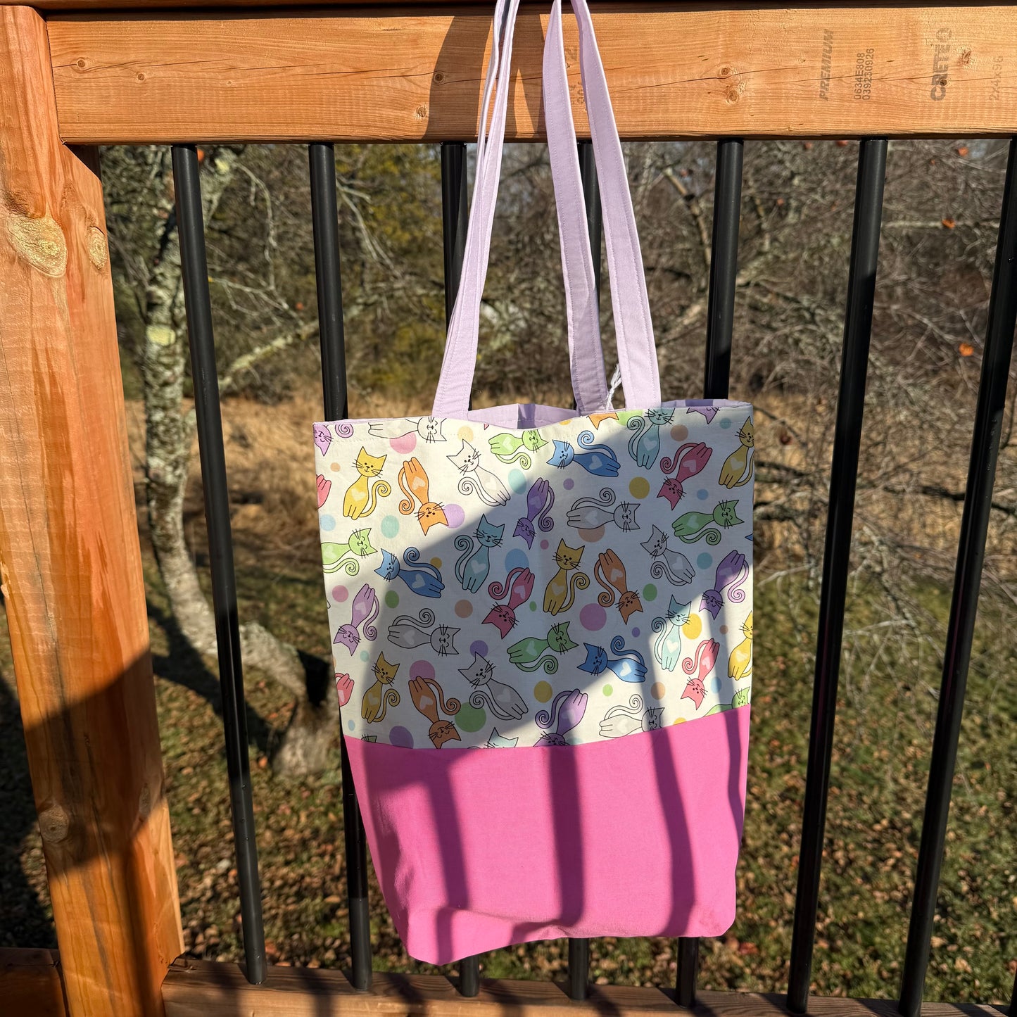 Pink Cat Tote