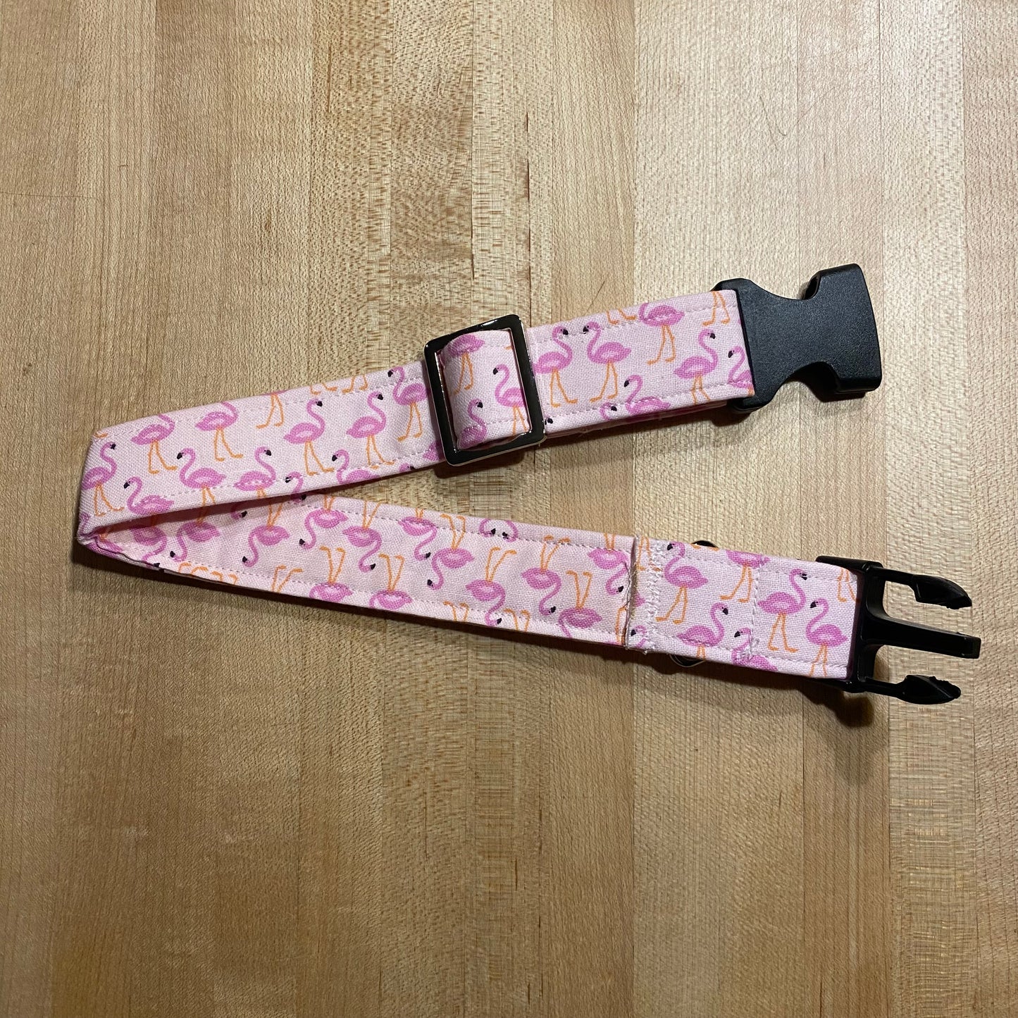 Personalized Flamingo Dog Collar