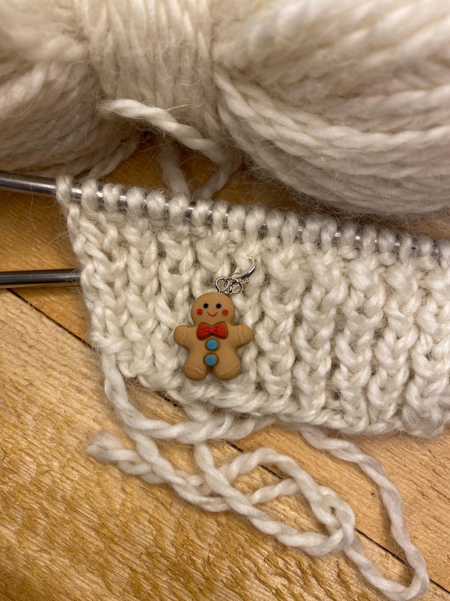 Gingerbread Man Stitch Marker